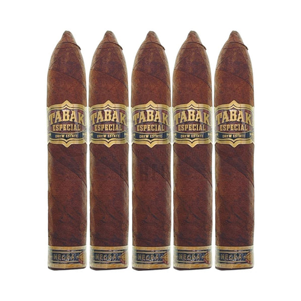 Drew Estate Tabak Especial Negra Belicoso 5 Pack