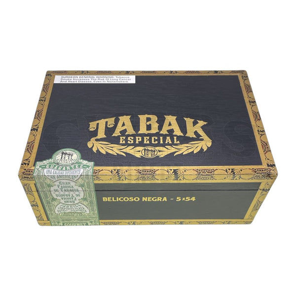 Drew Estate Tabak Especial Negra Belicoso Closed Box