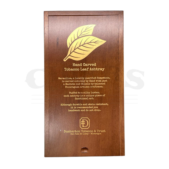 Dunbarton L.E. Stone Carved Leaf Ashtray