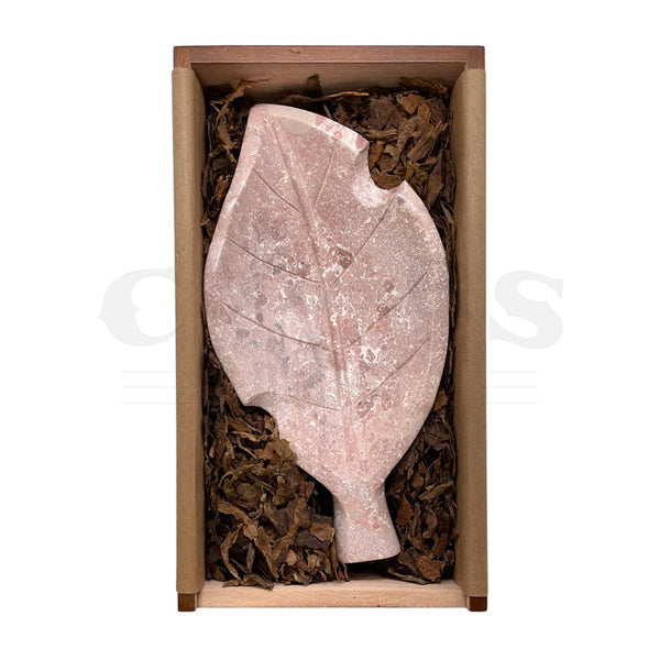 Dunbarton Limited Edition Stone Carved Tobacco Leaf Ashtray Open Box