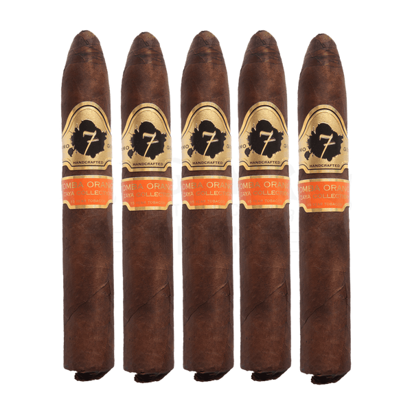 El Septimo Diamond Bomba Orange 5 Pack