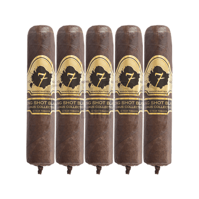 El Septimo Luxus Long Shot Black 5 Pack