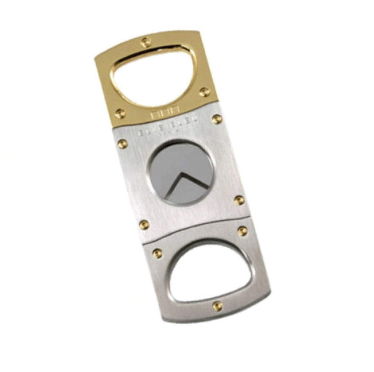 Elie Bleu Double Blade Gold Satin Cigar Cutter