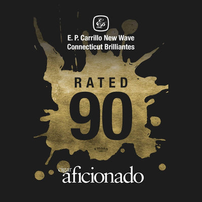 E.P. Carrillo New Wave Connecticut Brillantes 90 Rating by Cigar Aficionado