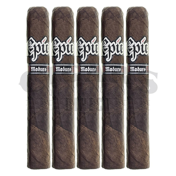Epic Maduro Robusto 5 Pack