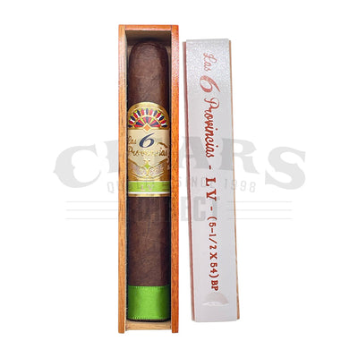 Espinosa Las 6 Provincias LV Box Press Robusto Open Coffin