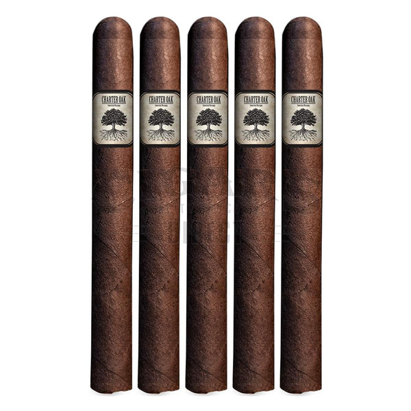 Foundation Cigar Co Charter Oak Maduro Lonsdale 5 Pack