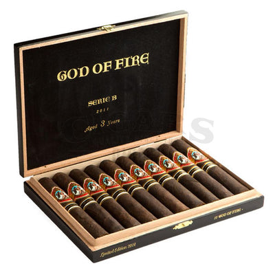 God of Fire Serie B Double Robusto Open Box