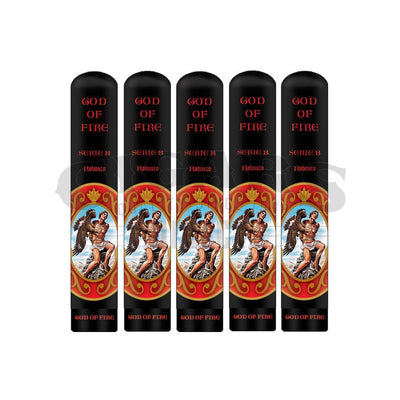 God of Fire Serie B Robusto Tubo 5Pack