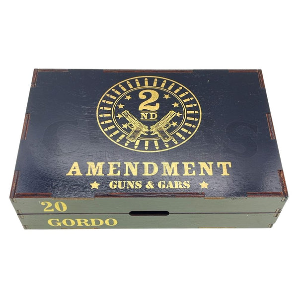 Guns & Gars 2nd Amendment Barber Pole Gordo Closed Box