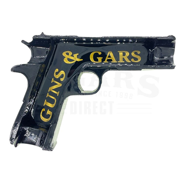 Guns & Gars 2nd Amendment Black Gun Shaped Ashtray