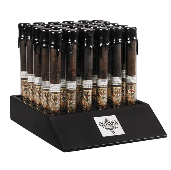 Gurkha Bourbon Collection Churchill Maduro Tubos Display