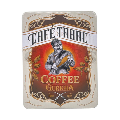 Gurkha Cafe Tabac Flavored Coffee Cigarillo Tin of 6 Closed