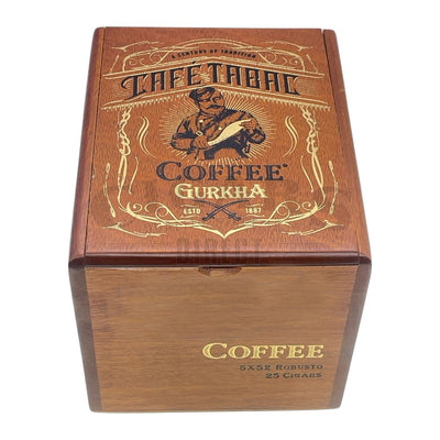 Gurkha Cafe Tabac Flavored Coffee Robusto Closed Box