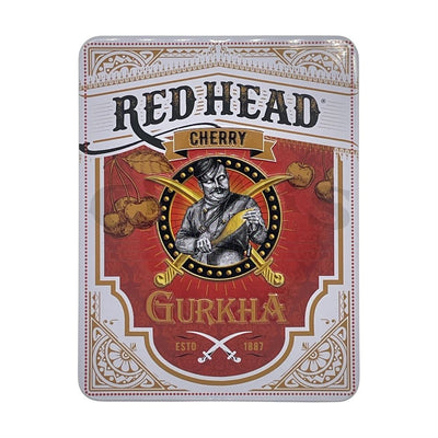 Gurkha Red Head Flavored Cherry Cigarillo Tin of 6 Closed