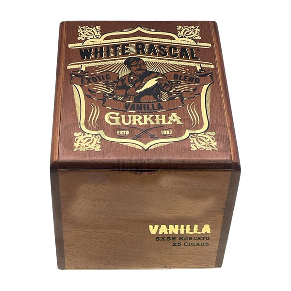 Gurkha White Rascal Flavored Vanilla Robusto Closed Box