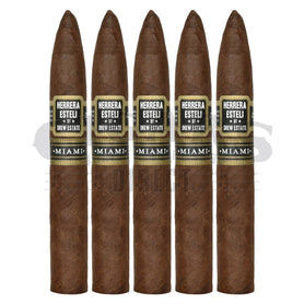 Herrera Esteli by Drew Estate Miami Piramide Fino 5 Pack