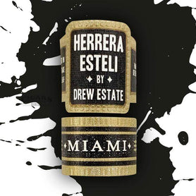 Herrera Esteli By Drew Estate Miami Piramide Fino Band