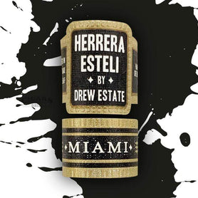 Herrera Esteli By Drew Estate Miami Robusto Grande Band