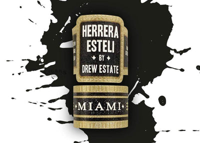 Herrera Esteli By Drew Estate Miami Robusto Grande Band