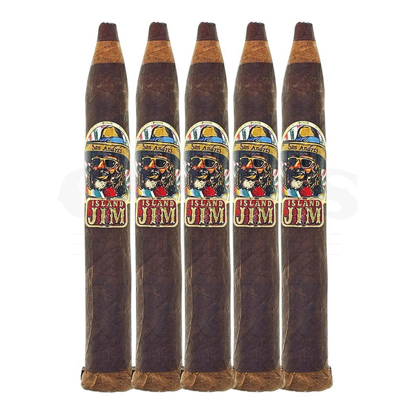 Island Jim by Oscar Torpedo Maduro 5 Pack