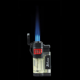 Jet Line Diego Triple Flame Torch Lighter with Punch with Flame