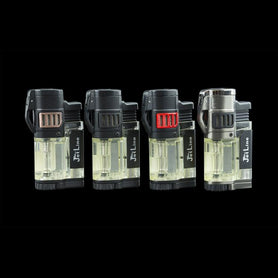 Jet Line Diego Triple Flame Torch Lighter with Punch all Four