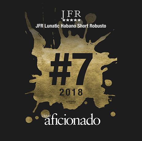 2018 No.7 Cigar of the Year JFR Lunatic Habano Short Robusto