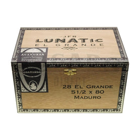 JFR Lunatic Maduro El Grande Closed Box Front View