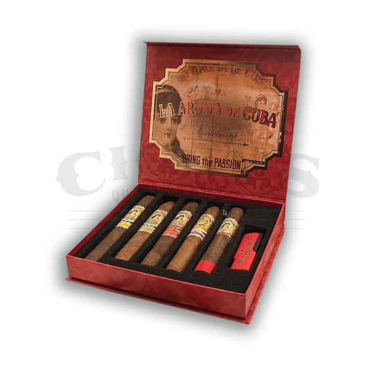 La Aroma de Cuba Best Sellers Sampler Plus Lighter