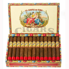 La Aroma de Cuba Original Corona Box Open