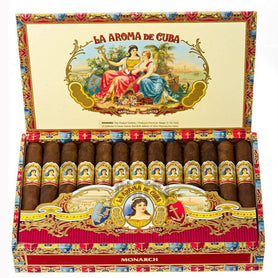 La Aroma de Cuba Original Monarch Box Open