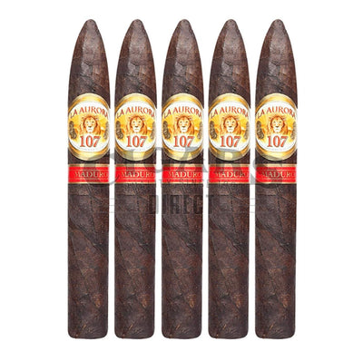 La Aurora 107 Maduro Belicoso 5 Pack