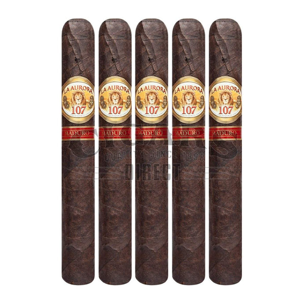 La Aurora 107 Maduro Gran Toro 5 Pack