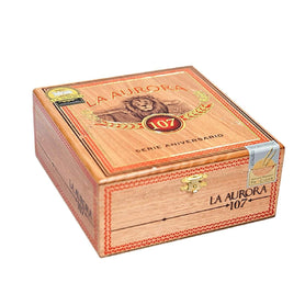 La Aurora 107 Maduro Robusto Closed Box