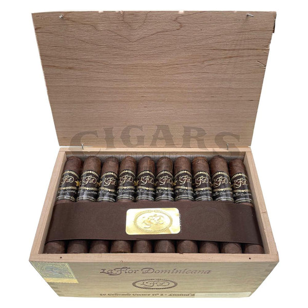 La Flor Dominicana Colorado Oscuro No. 2 Corona Open Box