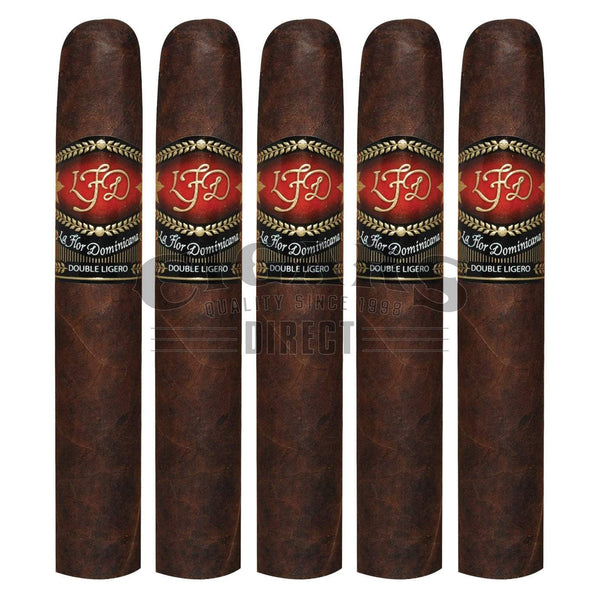 La Flor Dominicana Double Ligero 600 Habano Maduro 5 Pack