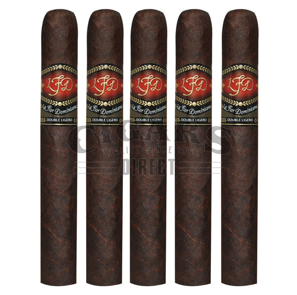 La Flor Dominicana Double Ligero 654 Habano Maduro 5 Pack