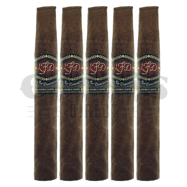 La Flor Dominicana Double Ligero Chisel 5 Pack