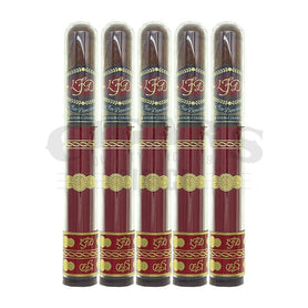 La Flor Dominicana Double Ligero Corona Tubo Natural 5 Pack