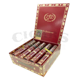 La Flor Dominicana Double Ligero Robusto Tubo Box Open