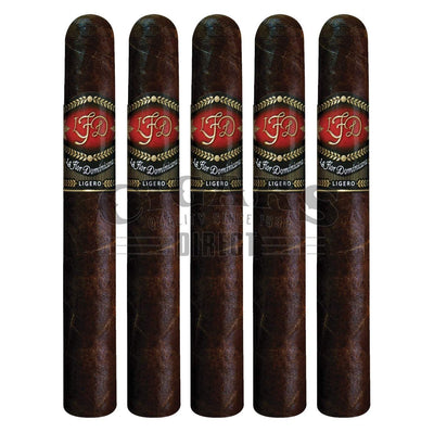 La Flor Dominicana Ligero Cabinet L-300 Oscuro 5 Pack