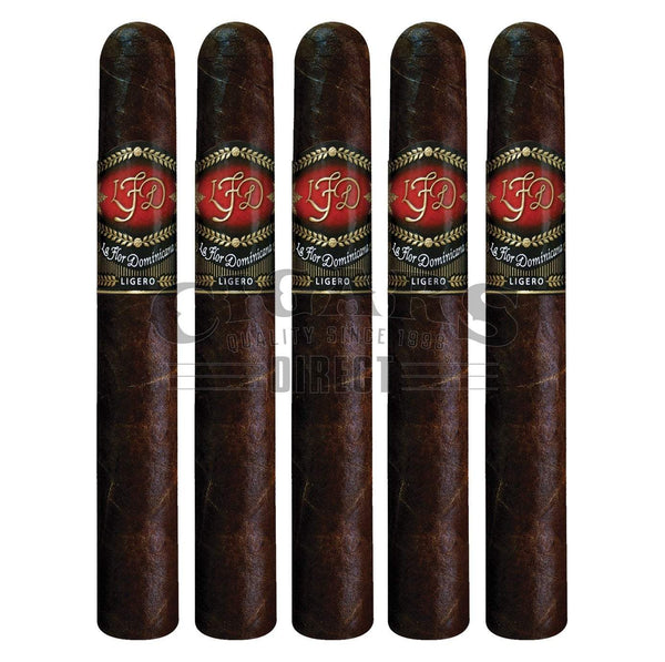 La Flor Dominicana Ligero Cabinet L-300 Oscuro 5 Pack