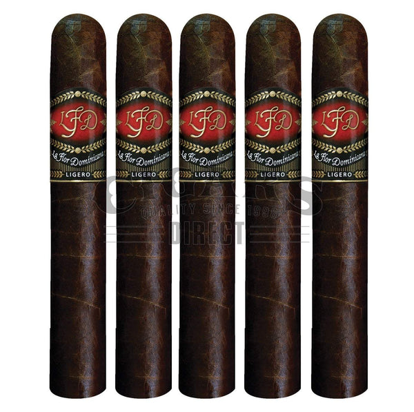 La Flor Dominicana Ligero Cabinet L-400 Oscuro 5 Pack