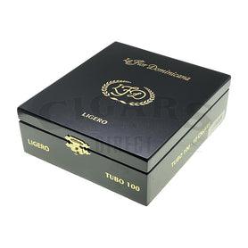 La Flor Dominicana Ligero L-100 Corona Tubo Natural Closed Box