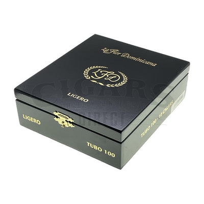 La Flor Dominicana Ligero L-100 Corona Tubo Natural Closed Box