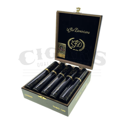 La Flor Dominicana Ligero L-100 Corona Tubo Natural Open Box