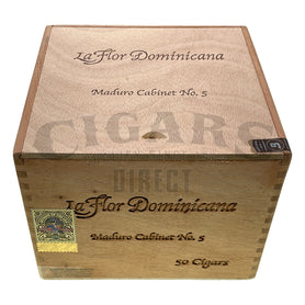 La Flor Dominicana Maduro Cabinets No.5 Toro Closed Box