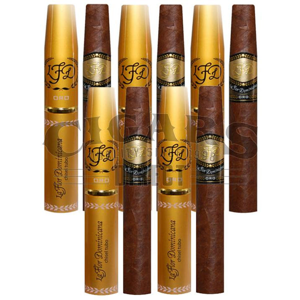 La Flor Dominicana Oro Chisel Tubo 5Pack