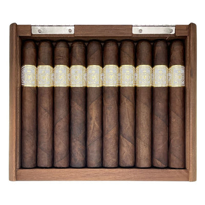 LaRocca Cigars White Label Classico Toro Open Box Top View